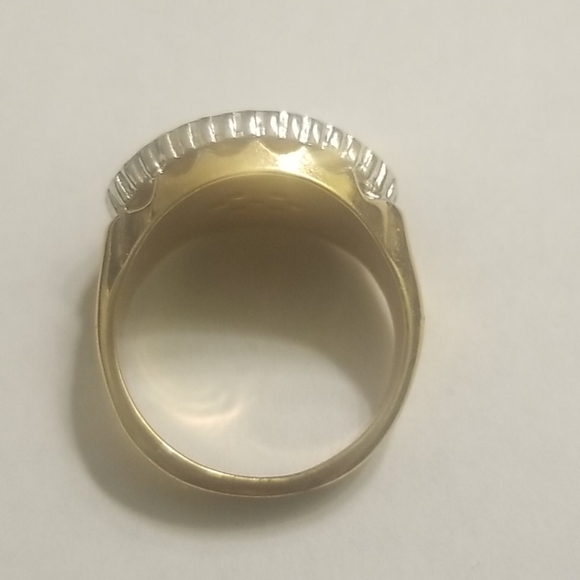 ART DECO 18KT GF HALLMARKED RING SZ 6 - Picture 5 of 6